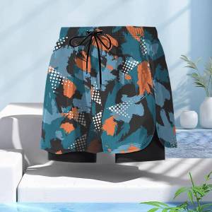 กางเกงว่ายน้ำผู้ชาย ผ้ายืดเนื้อดี ผ้า2ชั้นใส่เที่ยวทะเลหรือว่ายน้ำ