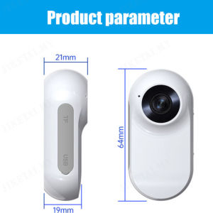 jiketai Mini Camera Outdoor Camera 360° Rotating Lens Driving Recorder
