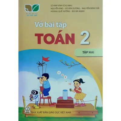 Sách Vở bài tập Toán 2 tập 2 Kết Nối Tri Thức Với Cuộc Sống - Bán kèm bao sách và bút chì 2B