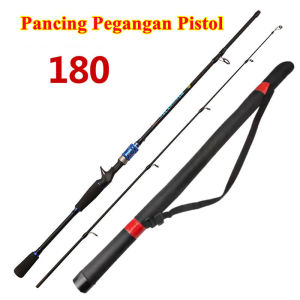 Bingolife Joran BC Carbon Fiber Fiber Joran Baitcasting Joran Carbon Ring Tongkat Pancing 180cm 165cm Joran Spinning Fishing Rod Lure Joran 210cm Pancing Laut
