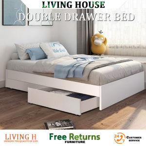 LIVING upgraded wooden single bed frame double bed bunk bed bedroom single bed