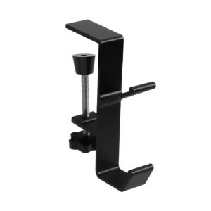 Adjustable Double Layer Aluminum Alloy Headphone Stand Wide Compatibility Easy Assembly For Desk Organization