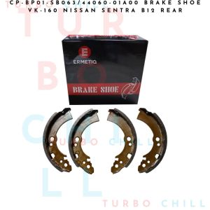 CP-BP01-SB063/44060-01A00 BRAKE SHOE VK-160 NISSAN SENTRA B12 REAR