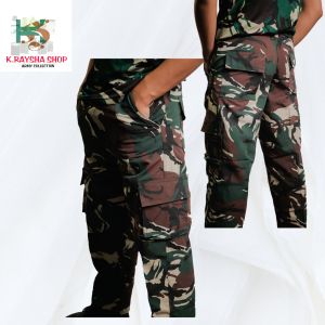 Celana Cargo Loreng Dryfit TNI Camo Malvinas