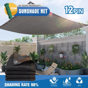 【Free Rope】Anti-Uv 95% Sunshade Net Sunscreen Net Outdoor Smart Buy Camping Essentials Fado Multifunction Weather Net Smart Weather Net Japan Black Water Proof Net Shade Outdoor Garden Net Shade For Plants Anti Uv Sunshade Net Outdoor Tent For Car Parking