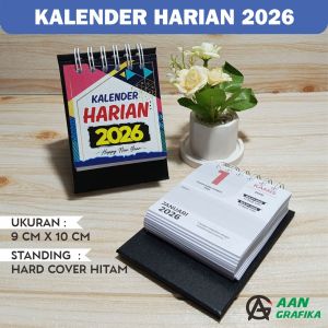 Kalender Harian 2026 | Kalender Harian Murah 2026 - Cover ABSTRAK