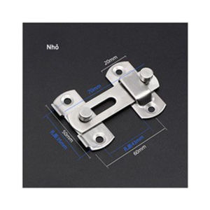 P PMC Chốt khóa cửa inox 304 full ốc vít then cửa bằng vật liệu thép không gỉ K01 chắc chắn và bền bỉ dày 3.5mm - 108