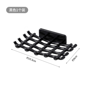 Bathroom Soap Box Wall Mounted Drain Rack Home Punch-free Bathroom Soap Box Storage Hook