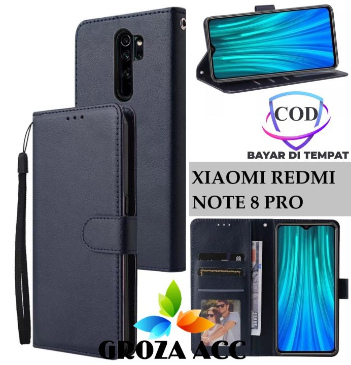 SARUNG BUKU FLIP UNTUK XIAOMI REDMI NOTE PRO- LEATHER CASE FLIP