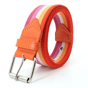 Panda SJK Belt Men Canvas Waistband Fashion Metal Buckle Jeans Pants Plus Size 120CM Women Color Belts Adjustable Casual Sabuk lelaki