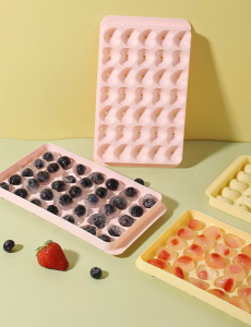 Khay Khuôn Làm Đá 35 Ô Hình Trái Tim Có Nắp Đậy Tiện Lợi