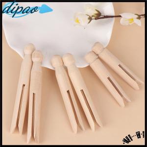 【dipao】 5pcs Wood dolly peg Traditional Dolly Style Wooden Clothes Pegs Pins Clips
