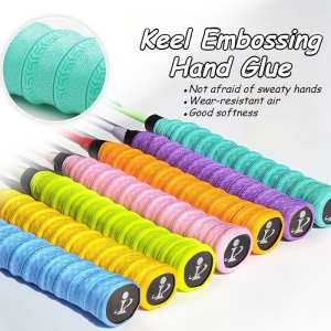 Embossed Keel Handle Grip Tape Wear-Resistant Hand Glue For Badminton Tennis And Fishing Rods