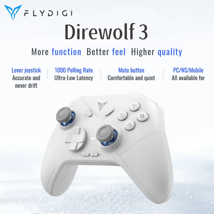 Bộ Điều Khiển Chơi Game Bluetooth Không Dây Flydigi Direwolf Chính Hãng Hỗ Trợ PC/NS/Android/IOS