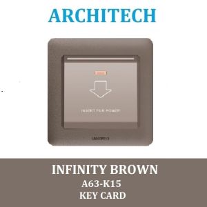 ARCHITECH INFINITY A63-K15 BROWN Sakelar - Saklar kartu