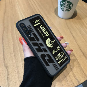 Hontinga Casing Case For Huawei Nova 5T Case DHL Express NASA AIR Pikachu Label Transparent Phone Case Full Cover Camera Protector Casing Hard Case For Boys For Girls