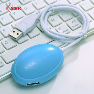 Bộ chia cổng USB SSK SHU-017 chuẩn 2.0 - 4 cổng