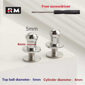 [ Pure Copper ] Round Head Nails Bag Rivet Buckles DIY Handmade Leather Monk Head Pacifier Nails Jewelry Box Handles Shoelace Buckles Belt Clothing Luggage Hardware Accessories