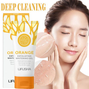 LIFUSHA Gel tẩy tế bào chết da mặt 50g dịu nhẹ dưỡng trắng da làm sạch sâu lỗ chân lông kem tẩy tế bào chết