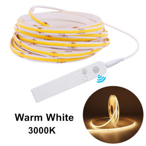 Angelila angelila USB chạy bằng pin 5V lõi ngô đèn Dải LED với chuyển động PIR cảm biến Trắng 3000K 4000K 6000K linh hoạt LED dải mật độ cao 320 đèn LED Fob đèn Ribbon dẫn dây cho tủ giường gương bếp...