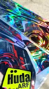(COD) STRIPING HOLOGRAM VARIASI YAMAHA NEW VIXION ADVANCE NVA LIS STICKER DECAL VARIASI YAMAHA NEW VIXION ADVANCE NVA \"MT150\"