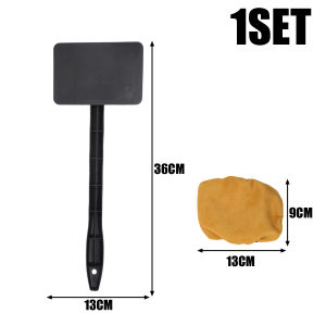 Cửa sổ xe hơi Cleaner rửa kit thanh gạt nước cho kính chắn gió microfiber Wiper Cleaner bàn chải làm sạch làm sạch xe ô tô dụng cụ vệ sinh với tay cầm dài