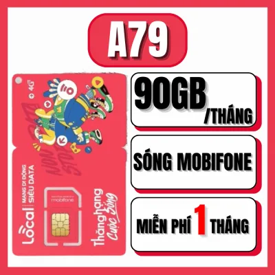 ( MIỄN PHÍ THÁNG ĐẦU ) Sim 4G Local Sóng Mobifone Gói A45F A68D A69 A79 A89F A89D A99 A119 A120 A139 A159 Data Tốc Độ Cao 300GB Mỗi Tháng | FREESHIP - CHƯA KÍCH HOẠT