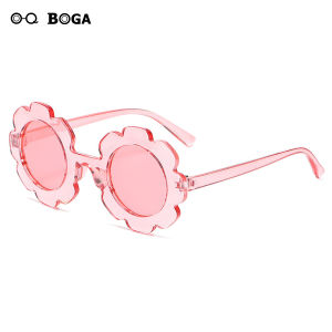 แว่นกันแดดสำหรับเด็กขอบเต็ม16สีป้องกันรังสียูวีกรอบรูปใส่ดอกไม้ใส่ได้ทั้งชายและหญิง Pelindung Mata กลางแจ้ง