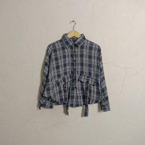 Kemeja Flannel Model Batwing Kekinian Outer Kelelawar