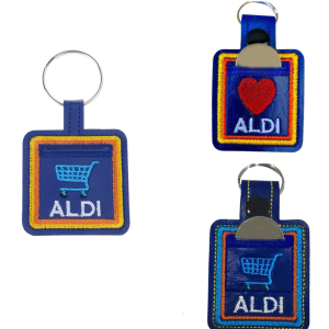 Shopping Cart Aldi Quarter Holder Pocket Hug Holder Keychain Key Fob Quarter Keeper Gift for for Men Women Friend