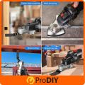 PRODIY 10PCS Oscillating Tool Kit Adapter Converter Angle Grinder Multi Cutter Oscillating Multi Tool Wood Trimmer Saw. 