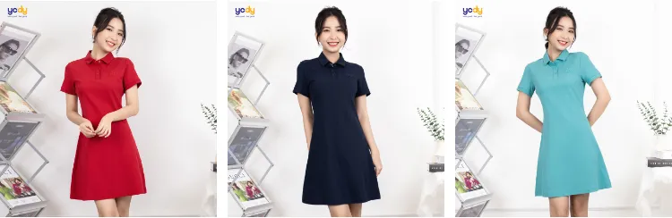 Áo polo nữ YODY áo phông nữ chất liệu cotton cao cấp, áo thun nữ thoáng khí  yody fashion APN3340 | Shopee Việt Nam