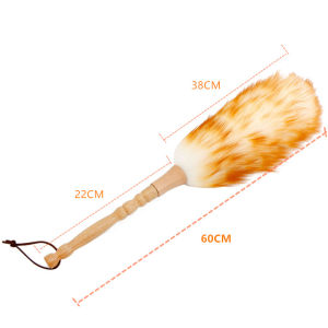 LuckyLife ไม้ปัดฝุ่นขนแกะ ที่ปัดฝุ่น ในบ้าน ขนาด60ซม.