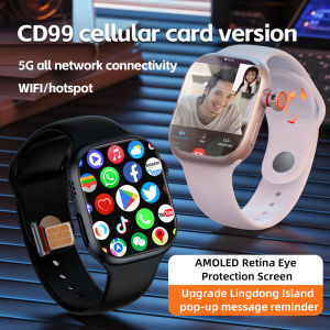 Smartwatch Sim Card CDS9 2+16gb /2+32gb TNG 4G Sim Youtube Tiktok Islamic Phone Call Wifi Hotspot Amoled Screen Smartwatch Teenager School