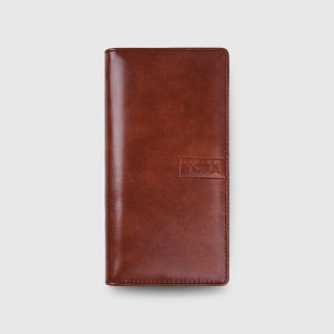 VONA Lars Long Wallet - Dompet Pria Wanita Panjang Semi Glossy Kulit Sintetis PU Premium Leather Variasi Warna