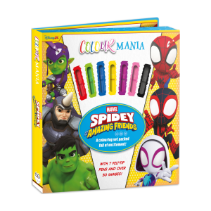 Marvel Spidey & Amazing Friends Colourmania Book Gift Set