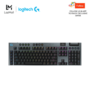 Logitech G915 X LIGHTSPEED Low-Profile Wireless Gaming Keyboard - Tactile Tactile(White) Linear