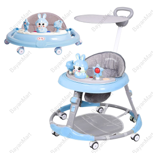 BayanMart Walker For Baby Boy With Music Adjustable Height Baby Walker Multifunctional Design Free Shipping