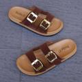 Trendy Two Strap Design Rubber Slipper for Women. 