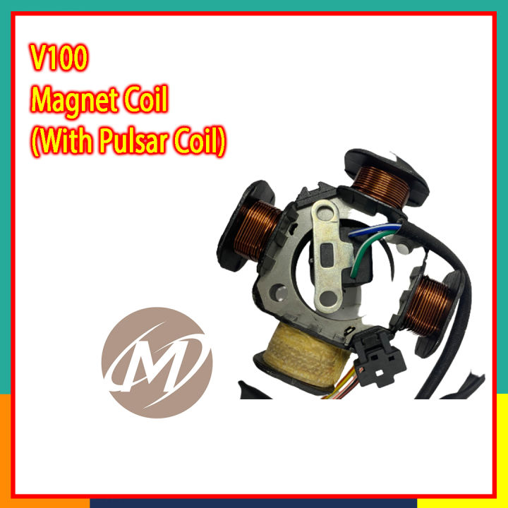 V100 MAGNET COIL WITH PULSAR Suzuki V100 Coil Price Pulser Coil Geekvape  S100 Coil Coil Toyota Land Cruiser 100 Geek Vape S100 Coils Pulsar Ns 200  Coil - Lazada | Lazada
