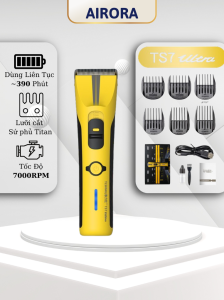 Tông Đơ Cắt Tóc TLSHIAU TS7 | Pin Trâu 6-7 Tiếng | Máy Chạy Khoẻ 7000 RPM Nhưng Vẫn Rất Êm Ái