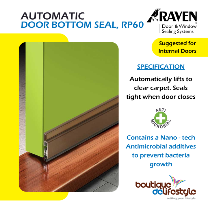 Raven, Automatic Door Bottom Seal, RP60 Lazada Singapore