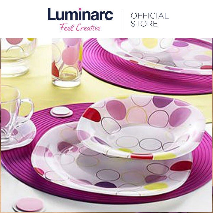 Luminarc Carina Zoom 6pcs 18cm White Dessert Plate