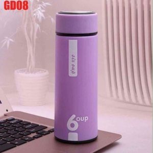 Bình đựng nước giữ nhiệt 500ml kèm 2 cốc nhiều màu