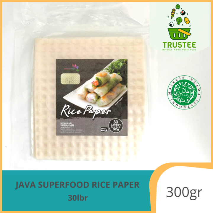 Java Super Food Rice Paper Kotak 30 Lembar | Lazada Indonesia