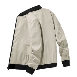 เสื้อคลุมผู้ชาย เสื้อแจ็คเก็ตผู้ชายกันลม เสื้อแจ็คเก็ตผ้าร่มกันแดด มีซิป มีกระเป๋า2ข้างเท่สุดๆ JK039 JK2308