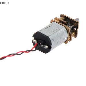 💕💞【Special price】ERDU มอเตอร์เกียร์ N20ขนาดเล็กแบบ DIY มอเตอร์เกียร์โลหะความเร็วช้า