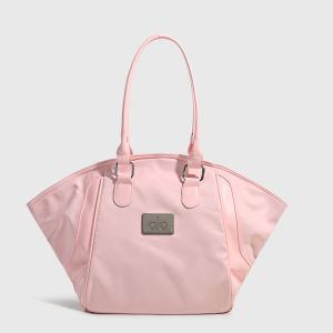 Alo Batwing Wing Shape Nylon Tote Bag for Women Large Capacity Waterproof Oxford Fabric Handbag Multi Pockets Gym Yoga Work Travel Daily Shoulder Bag
