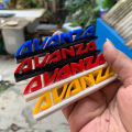 Pajangan Dashboard Mobil Avanza Emblem Timbul 3D Bahan Resin Fiber Glass Dengan Banyak Pilihan Warna. 