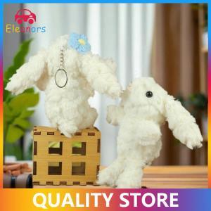 [Eleanor] 1 mảnh phim hoạt hình thỏ mềm nhồi bông Búp bê mặt Dây Chuyền Thỏ đồ chơi sang trọng móc khóa xe vòng ba lô túi trang trí quà tặng trẻ em